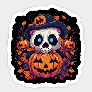 Panda Halloween Sticker